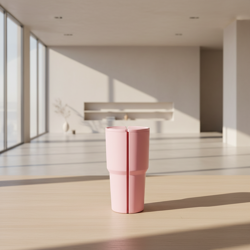 40oz Stanley-Compatible Dual Drink Separator Insert – 2-in-1 Beverage Divider for Tumblers