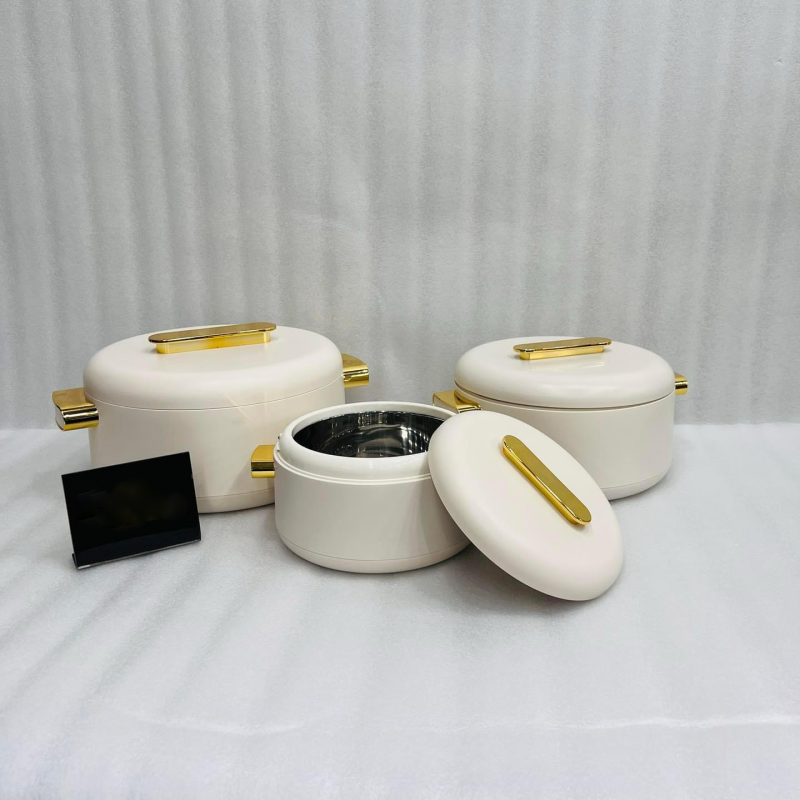 Colorful 3 Pcs Hot Pot Set