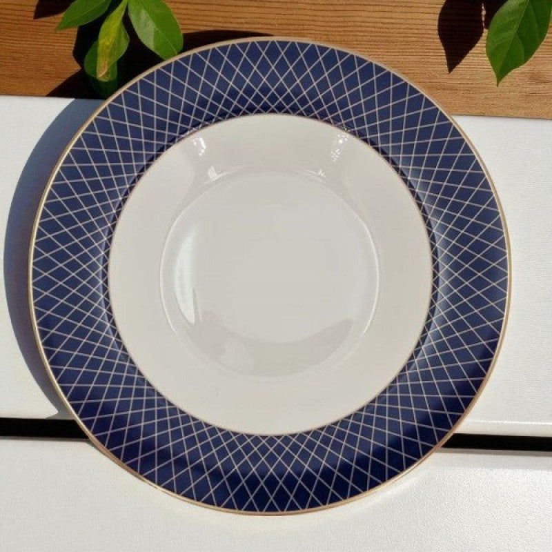 9 Inch Angela Porcelain Plate RM214 | Elegant Single Plate Adornia Pakistan