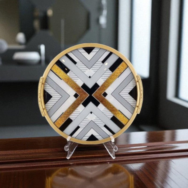 Single Round Tray ANGELA 6c-RY158