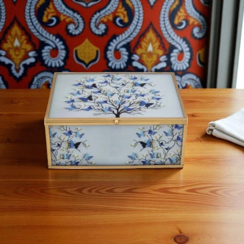 J Box Blue L Butterfly ANGELA 8c-RY272