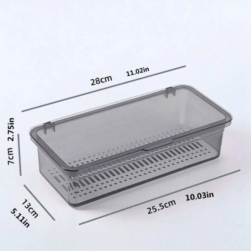 Acrylic Transparent Spoon Box – Cutlery Storage Organizer