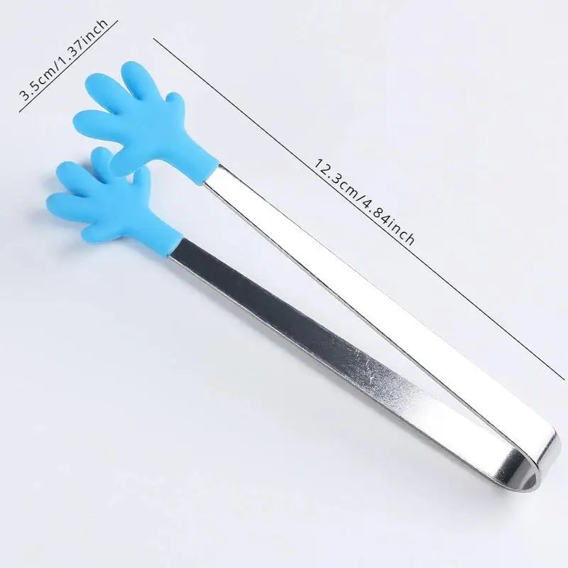 Colorful Silicone Food Clip with Stainless Steel Handle
