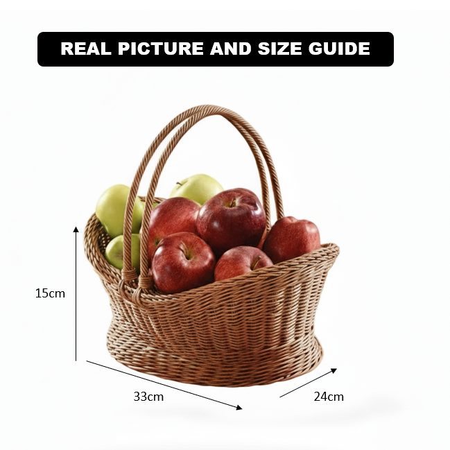 Woven Handmade Basket with Handles (51013) by Ziba