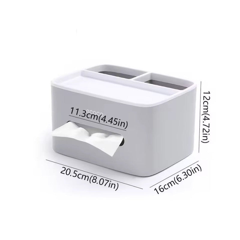 Nordic Style Tissue Box – Waterproof 2-Compartment Holder