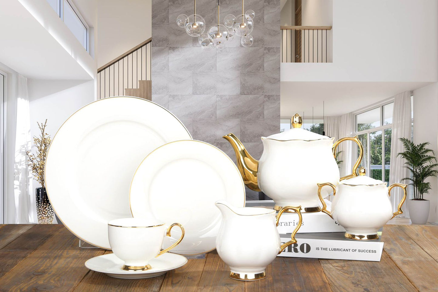 Johnson Bros-Inspired Tea Set – Design : DS-GOLD