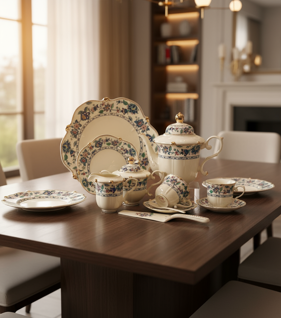 Royal Albert Style Tea Set – Design : KY954