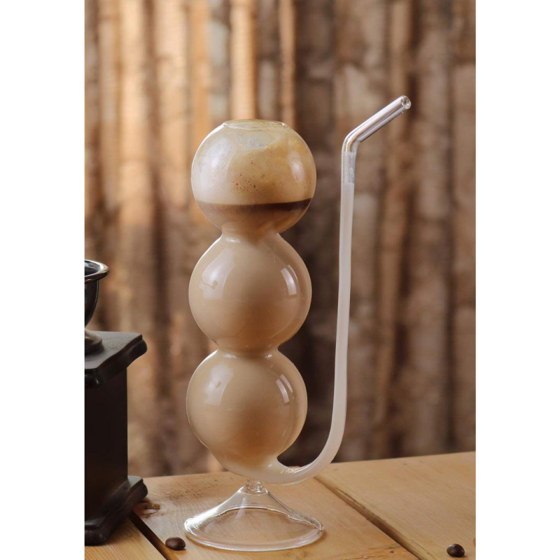 كوب فقاعات متعدد الأغراض مع قشة