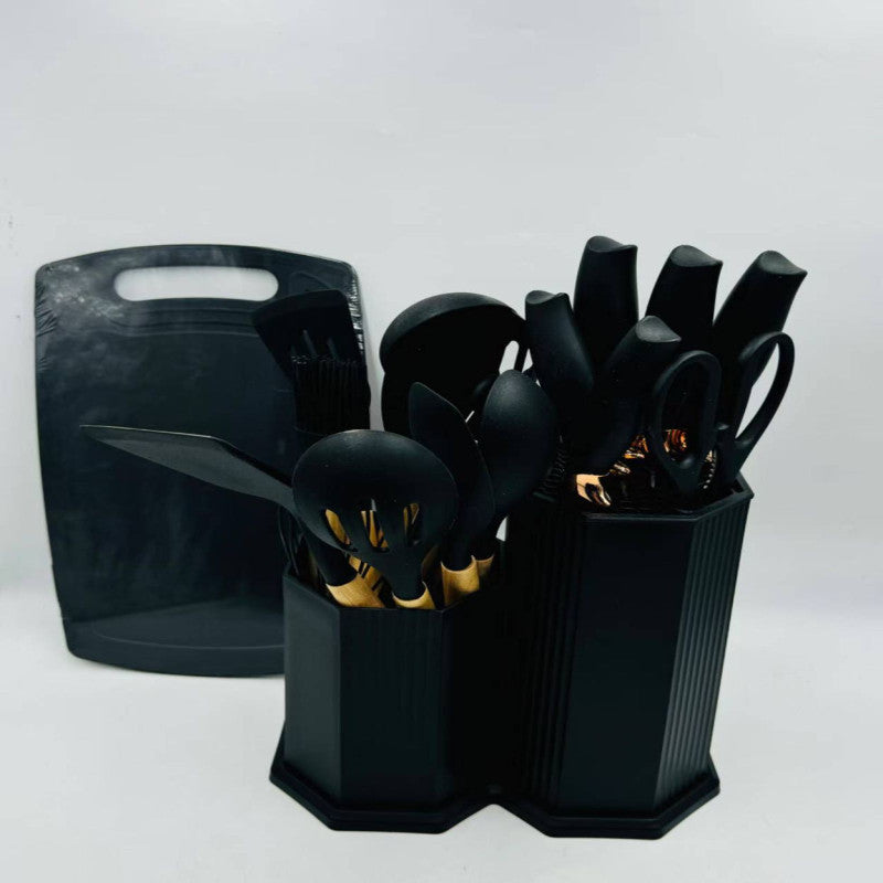 Knife & Silicone Set-19 Pcs Set