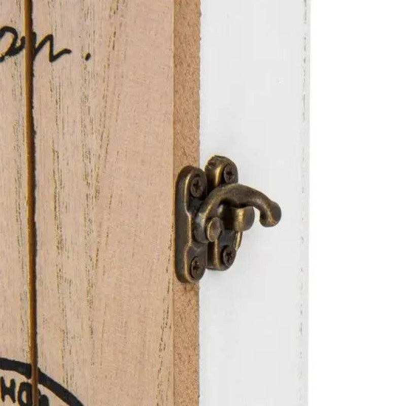 Wooden Home Sweet Home Heart Key Box Cupboard