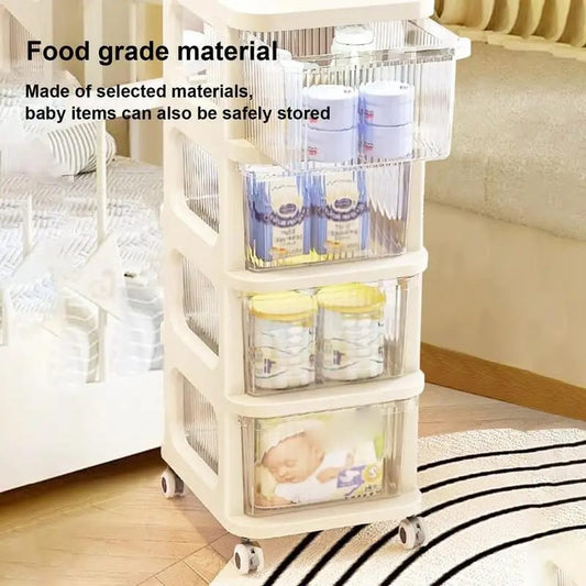 MYK Deals Multi-Layer Organizer Trolley – Portable Storage Cart