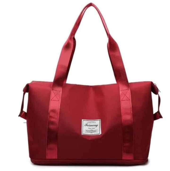 Travel Hand Bag, Nylon Waterproof Fitness Clothing Shoulder Bag, Large Capacity Folding Travel Bag, Luggage Bag For Moving House Business Trip Travel