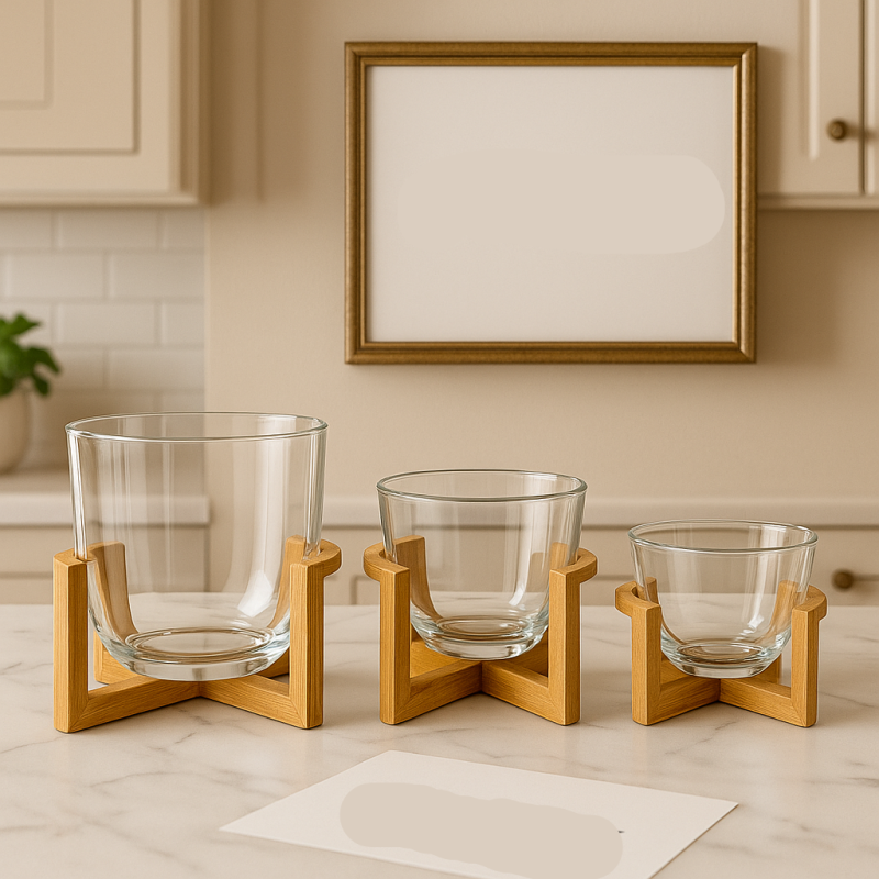 Glass Bowl with Stand – Elegant Display & Serving