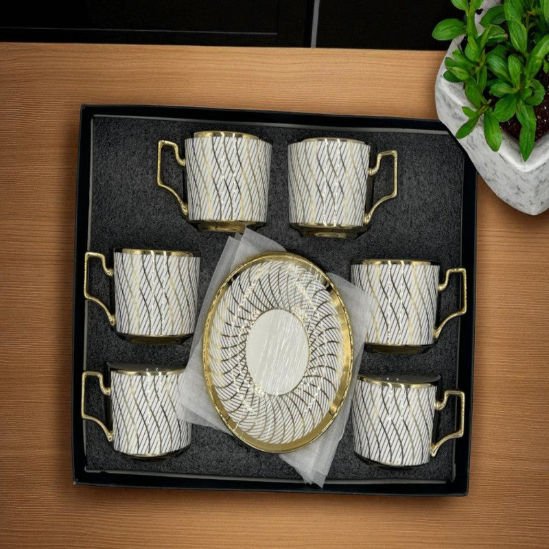 Everyday Elegance Cup & Saucer Set 12 (Pcs)