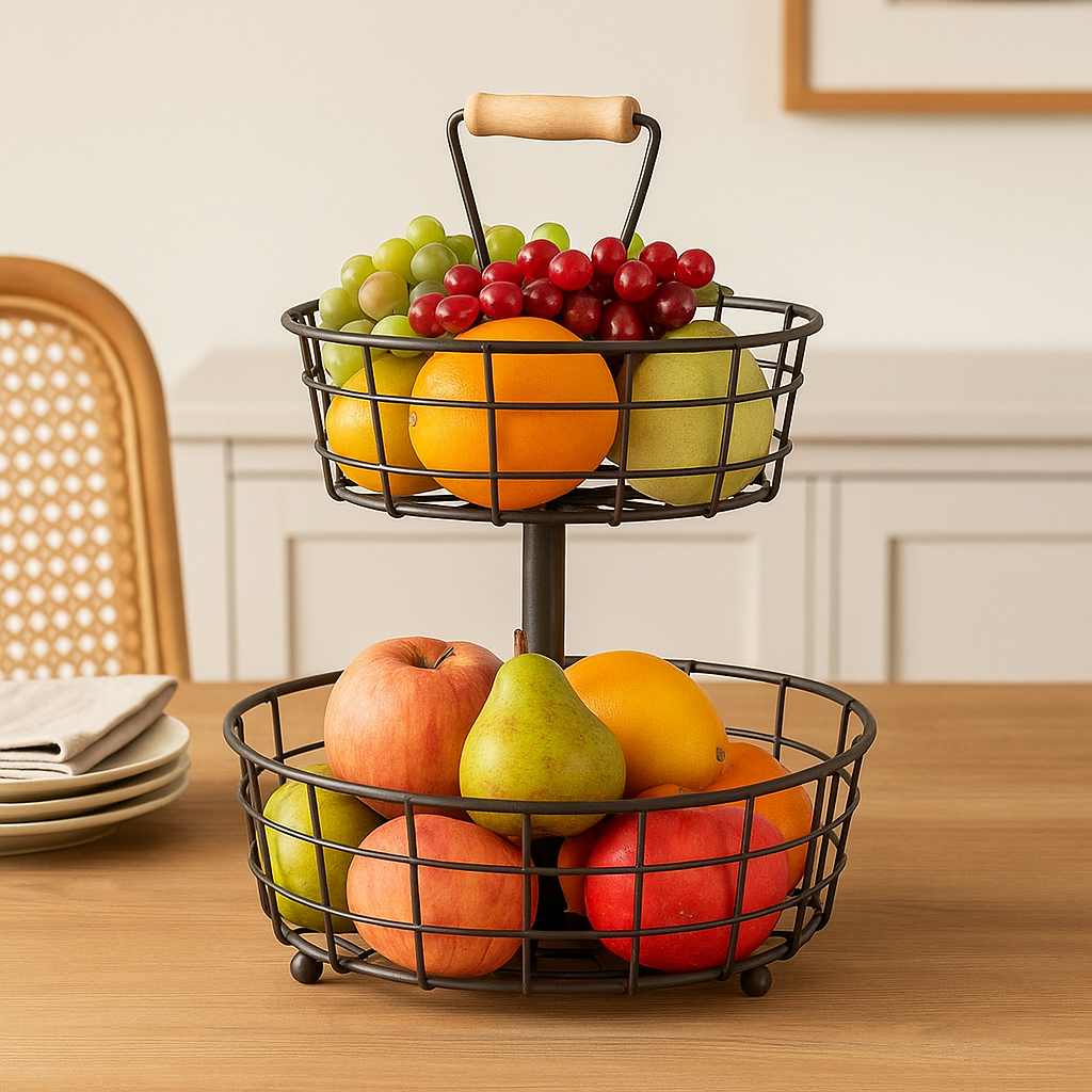 Binca 2 Tier Fruit Basket