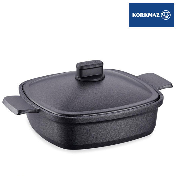 Korkmaz Casterra Square Cast Casserole 26x26x7cm