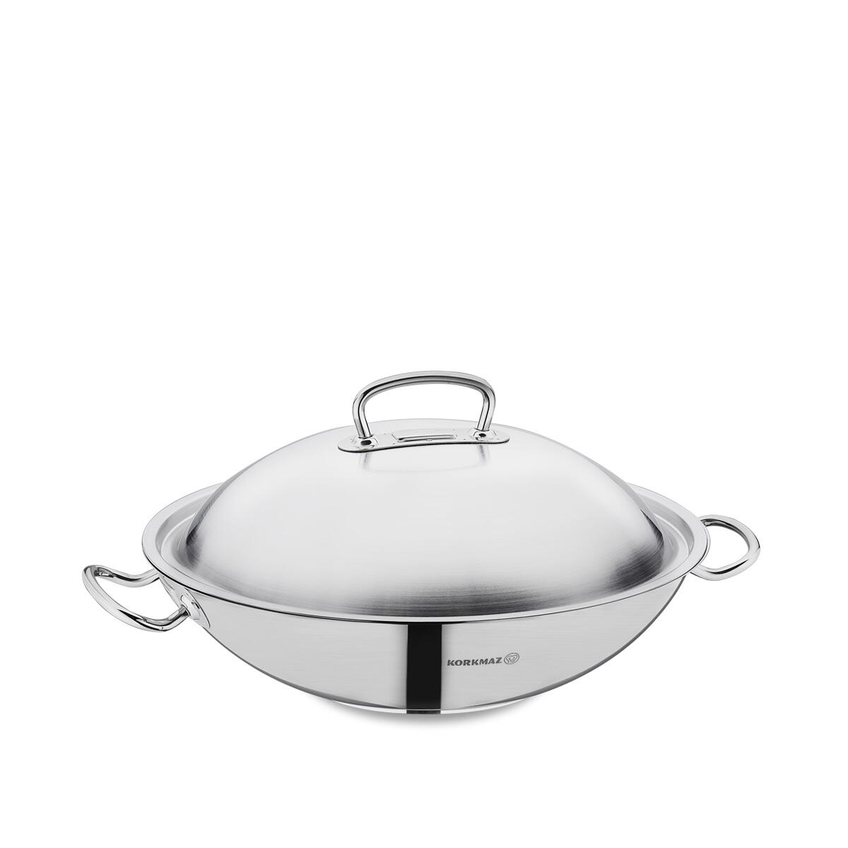 Korkmaz Proline Wok (Satin) 32x9 cm / 5.2 L