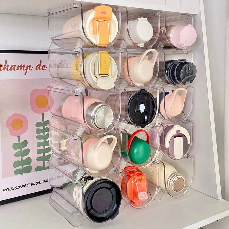 Limon FridgeMate Stackable Bottle Holder – Space-Saving Fridge & Kitchen Organizer (2128) | Adornia.pk