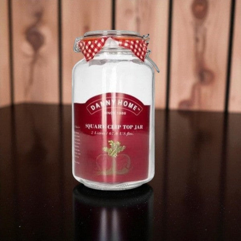 Square Clip Top Jar 1.5L-1966-36