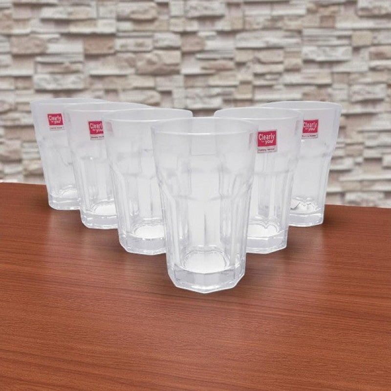 Glass 6Pcs Set 315ml 12c-1988-06