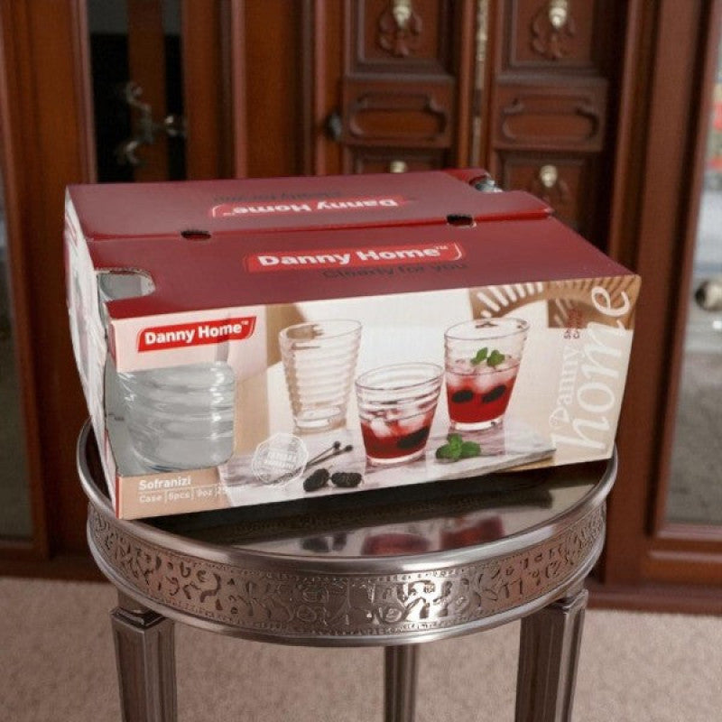 Glass 6Pcs Set 255ml 12c-1988-13