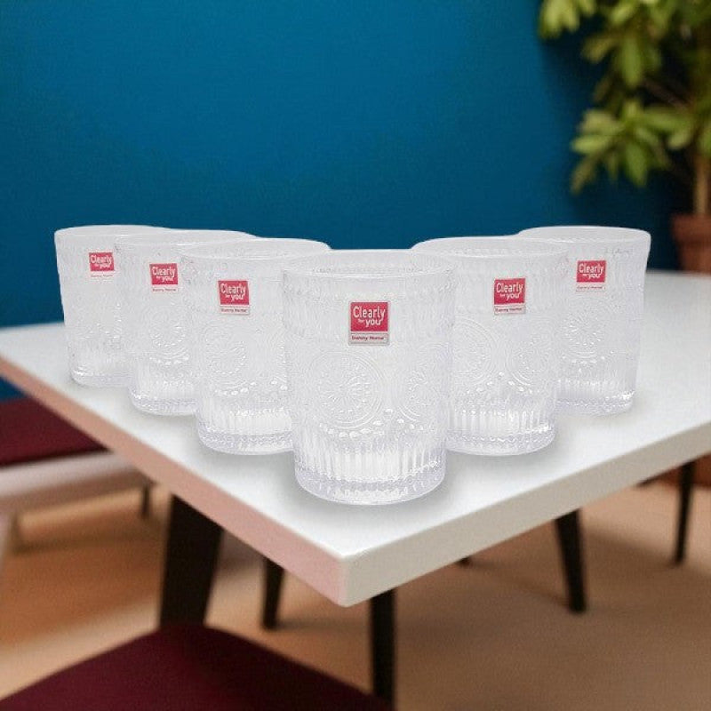 Glass 6Pcs Set 300ml 8c 1988-183