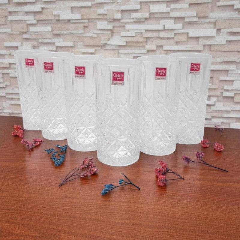 Glass 6Pcs Set 330ml 8c-1988-136