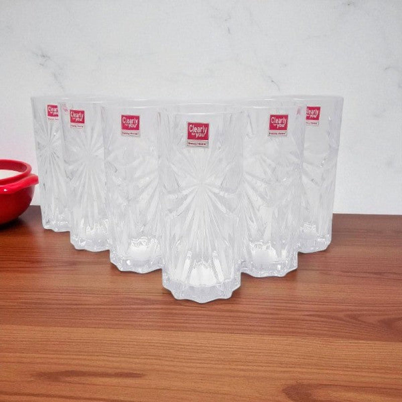 Glass 6Pcs Set 330ml 8c-1988-137