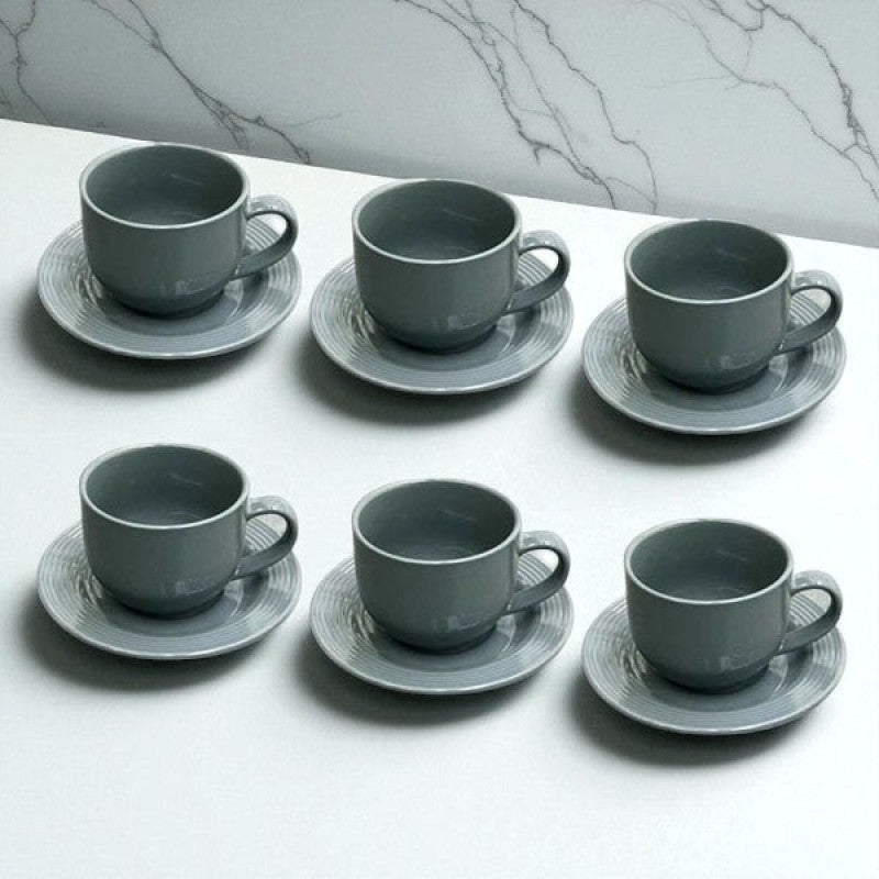 Cup Saucer Set 6Pcs 220ml 6c-SYP64-08