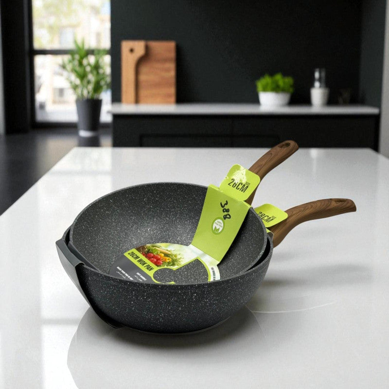 Baroly Deep Wok – Stylish, Non-Stick, Built to Last