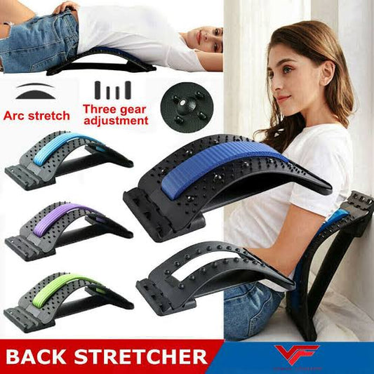 Back Stretcher Magnetotherapy Multi-Level Adjustable Back Massager