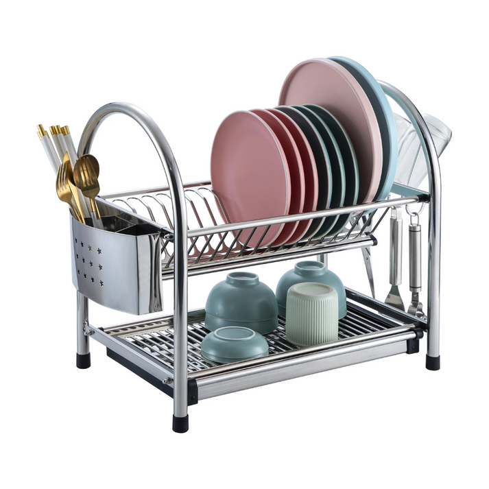 2 TIER KITCHEN DISH RACK