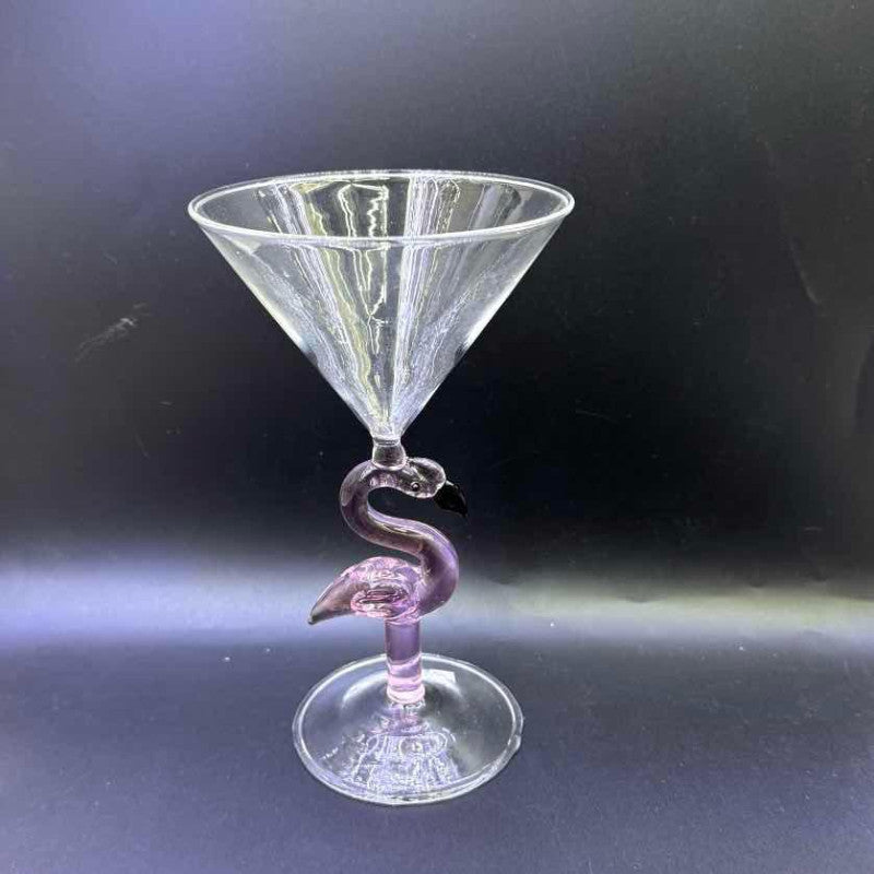 Swan Shape Glass Sipper 1 pcs