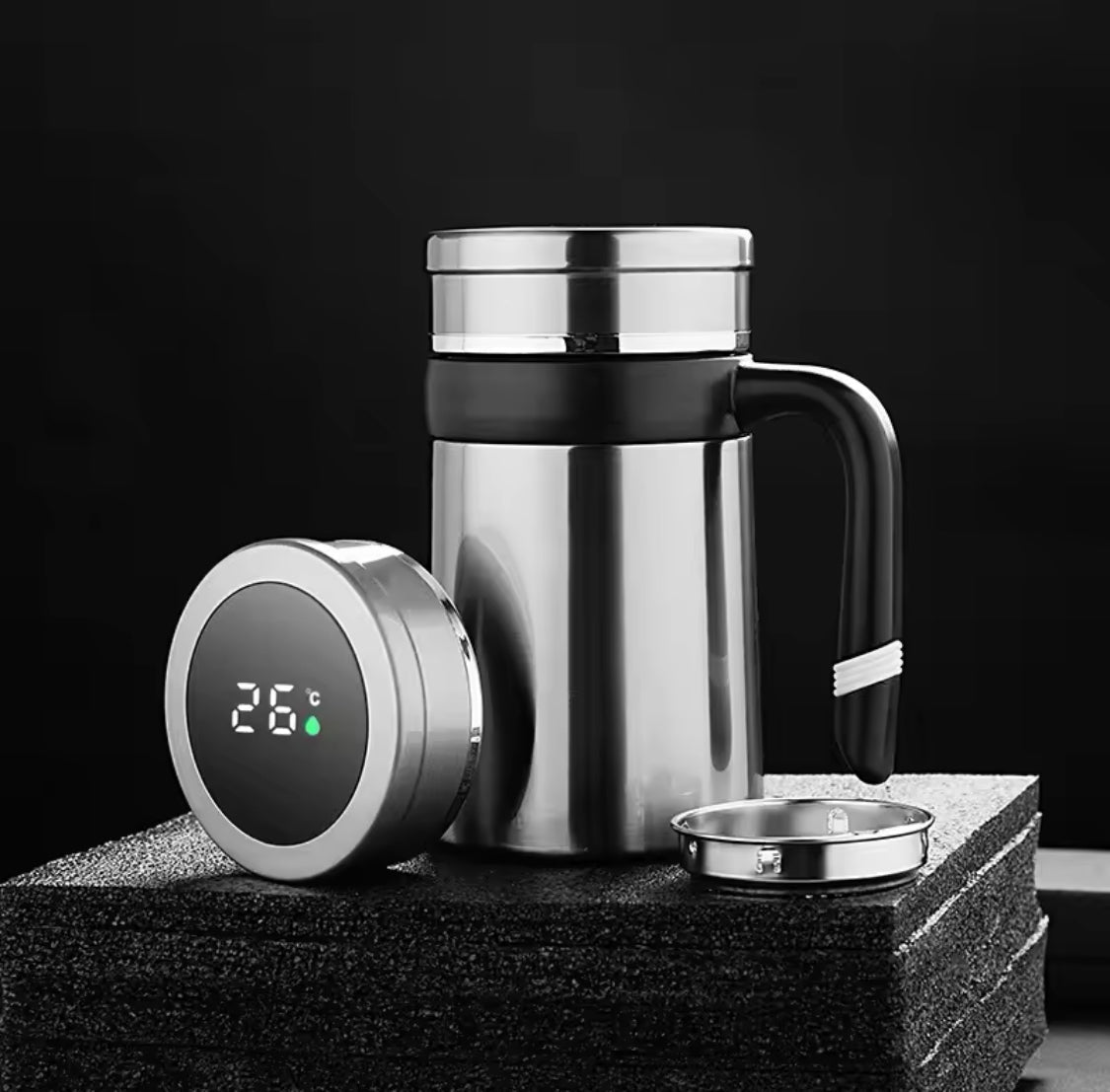 500ml Temperature Display Coffee Thermos