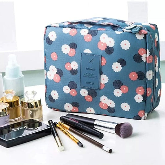 Waterproof Dustproof Floral Cosmetics Makeup Bag