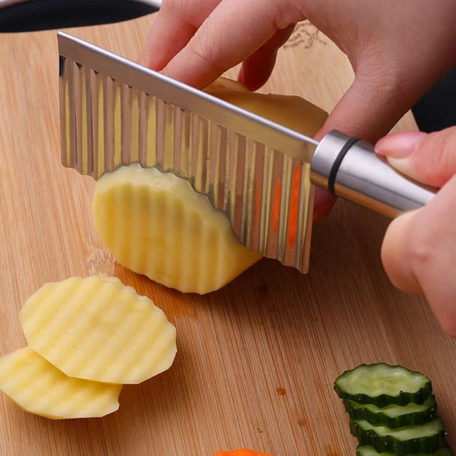 Stainless Steel Wavy Potato Cutter