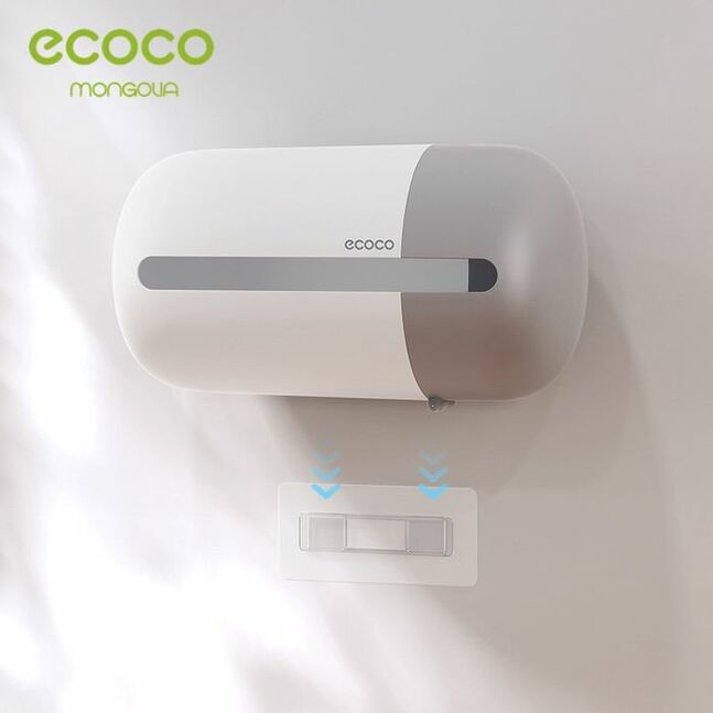 Ecoco Wall Mounted Tissue Holder – Space-Saving Design