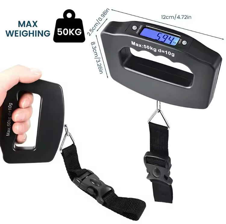 50kg Travel Luggage Scale Portable Handheld
