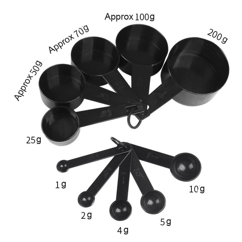 Pack of 10 Measuring Cups and Spoons
