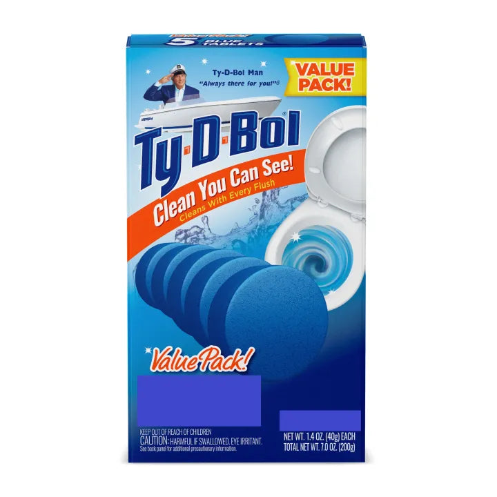 Imported Toilet Bowl Cleaner Tablets Premium card packaging