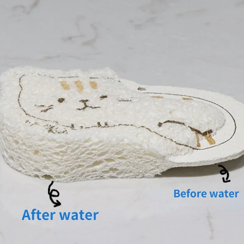 Compressed Wood Pulp Sponge – Eco-Friendly Cleaning & Kitchen Sponge | Adornia.pk