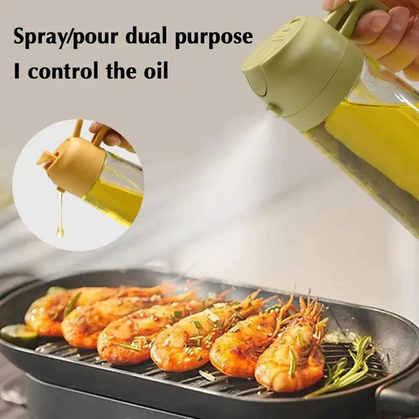 2 in 1 Oil Jug And Spray