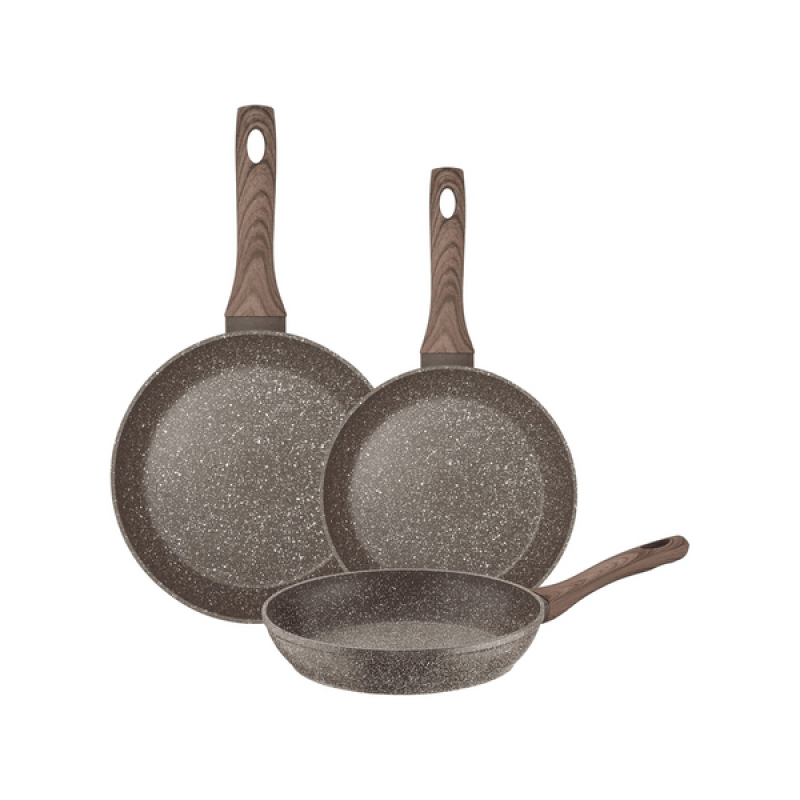 Stone Effect Non-Stick Frying Pan