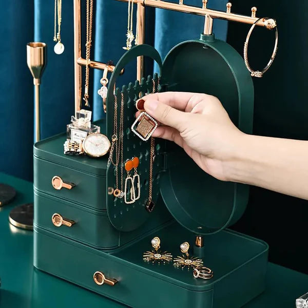 Luxury Vintage Jewelry And Cosmetic Organizer