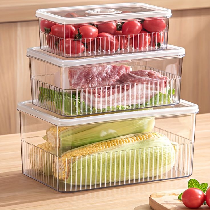 Acrylic Airtight Fridge Storage Box