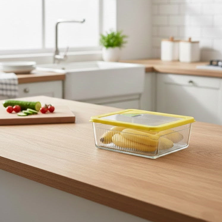 2.25L Glass Container with Lid (2097) by Limon