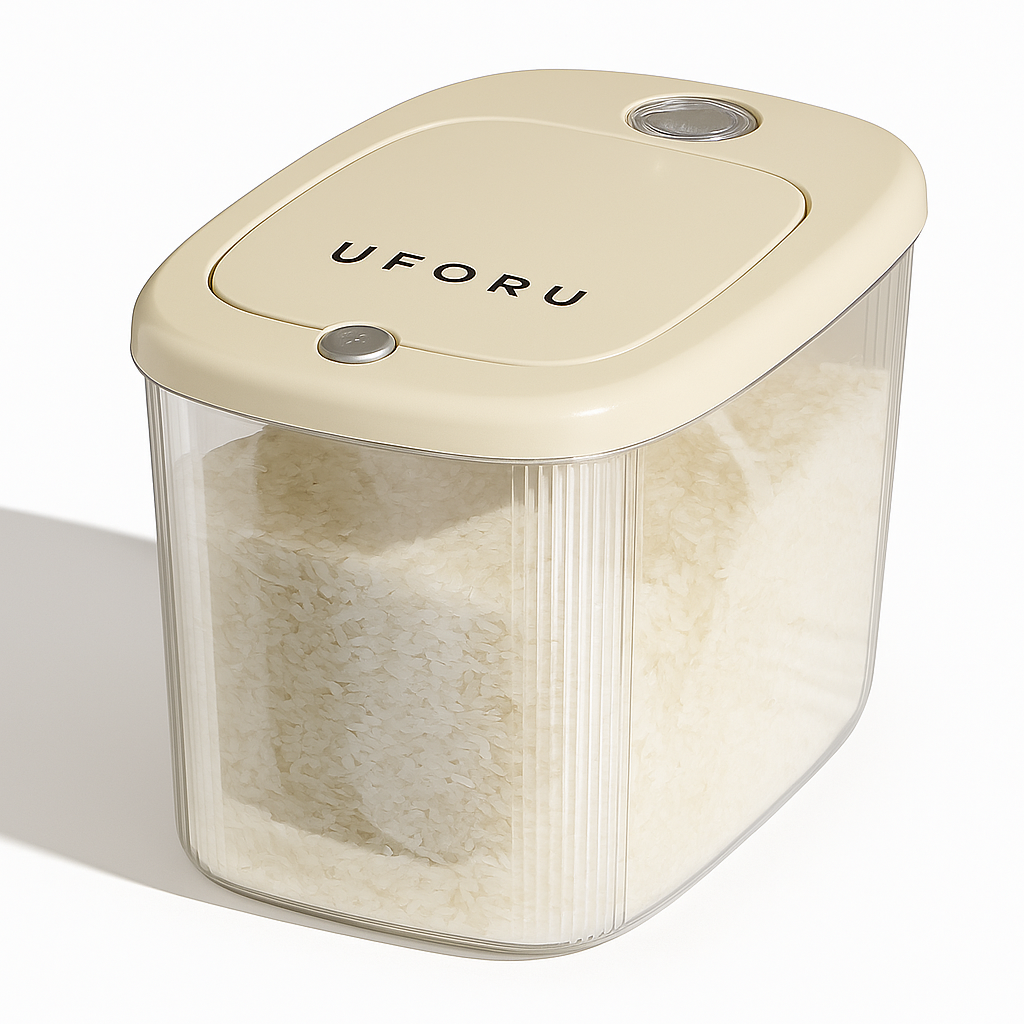 Airtight Acrylic Rice Storage Container - 10 KG