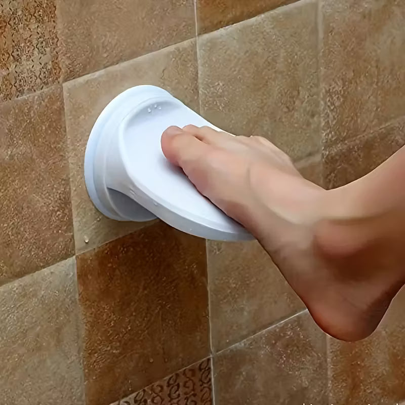 Foot Shower Pedal | Shower Foot Rest with Suction Cup