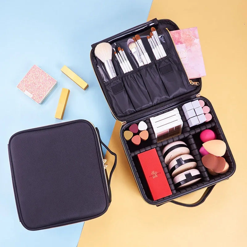 Dual Layer Makeup Partition Box