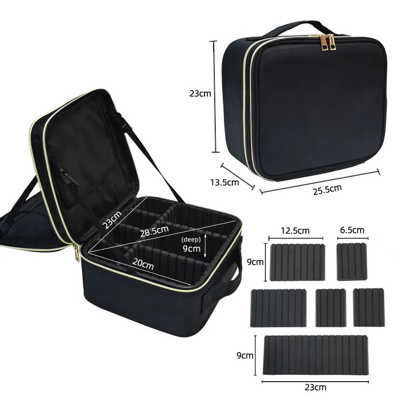 Dual Layer Makeup Partition Box